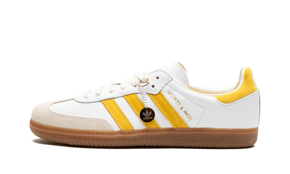 Adidas Samba OG Sporty &amp; Rich White Bold Gold