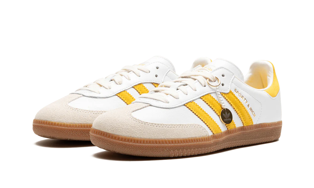 Adidas Samba OG Sporty &amp; Rich White Bold Gold