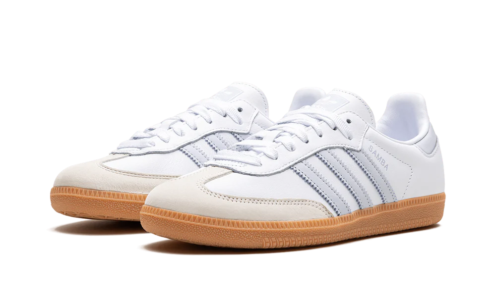 Adidas Samba OG White Halo Blue Gum