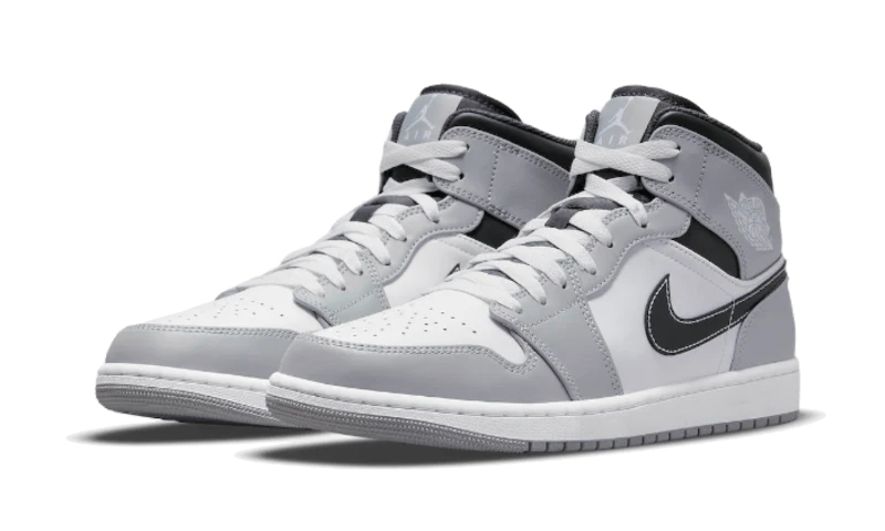 Air Jordan 1 Mid Light Smoke Gray Anthracite