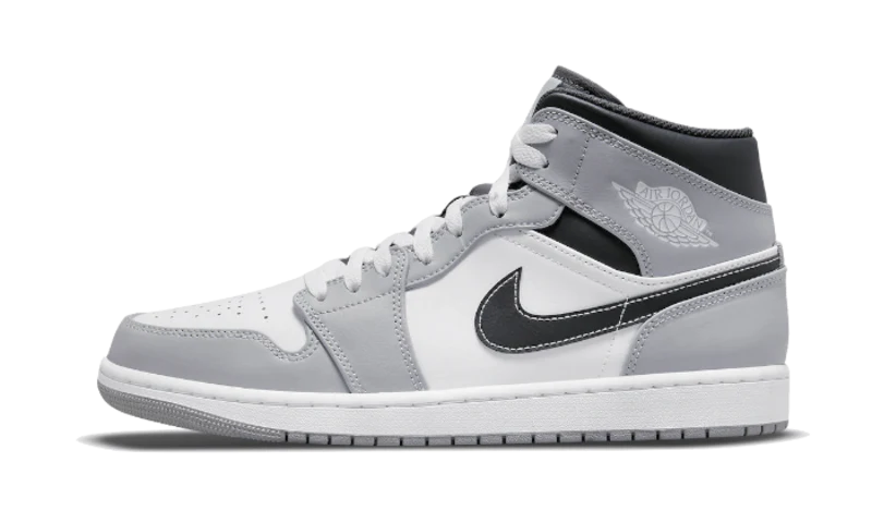 Air Jordan 1 Mid Light Smoke Gray Anthracite