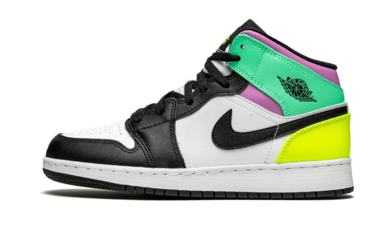 Air Jordan 1 Mid Pastel Black Toe