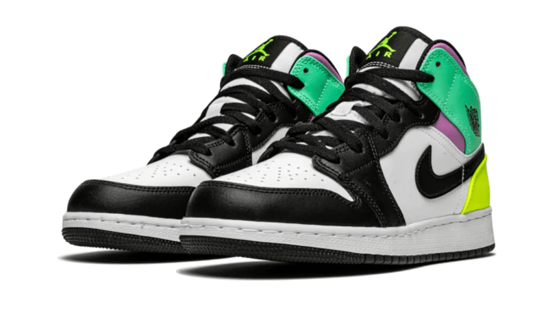Air Jordan 1 Mid Pastel Black Toe