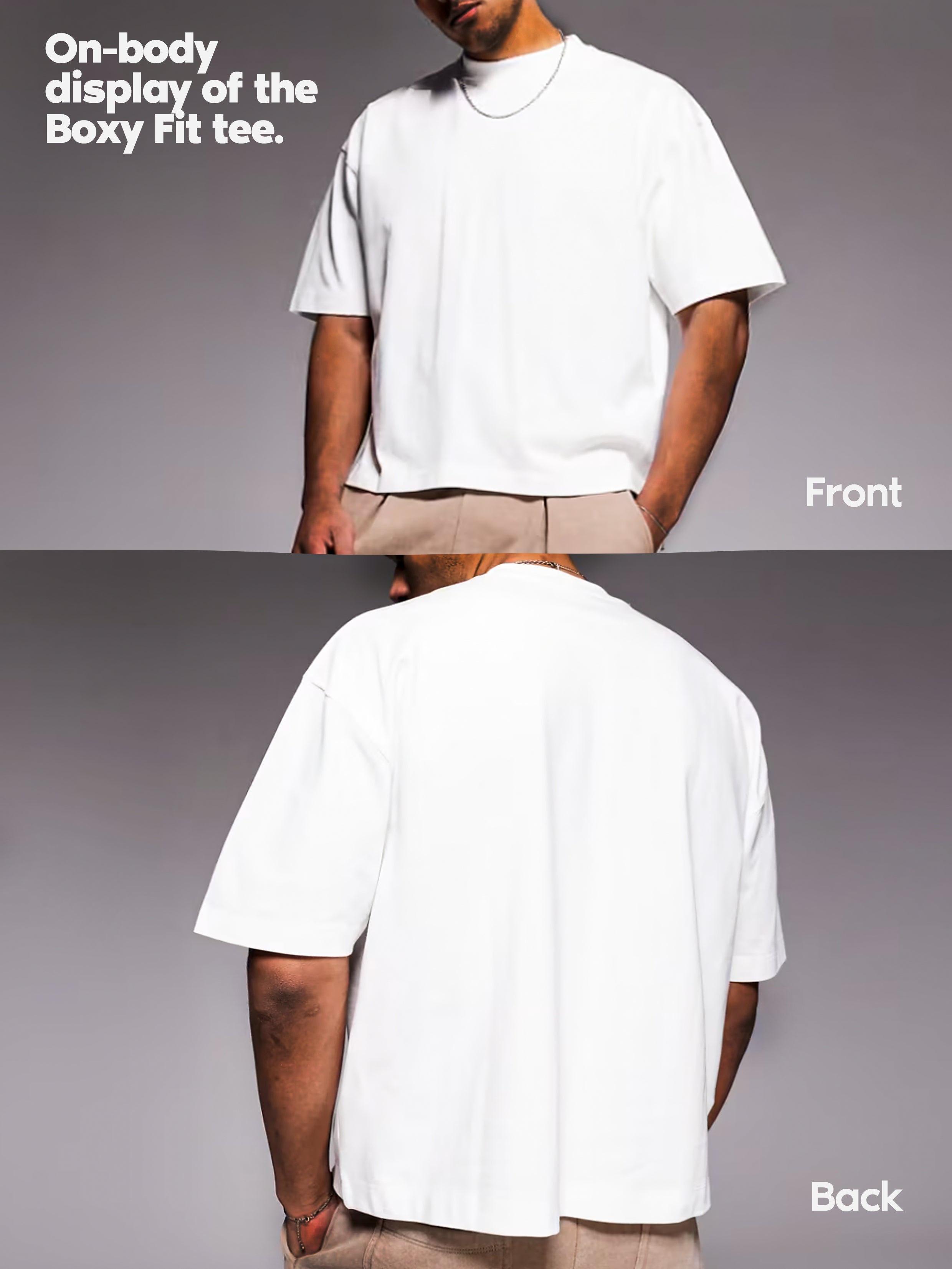Boxy Oversized T-Shirt with Orange Pearl Cap & Jewelry Print