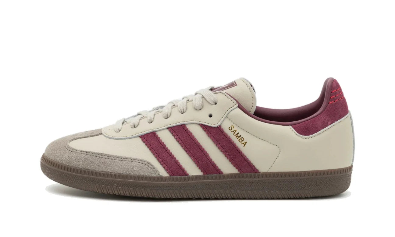 Adidas Samba OG Putty Gray Maroon