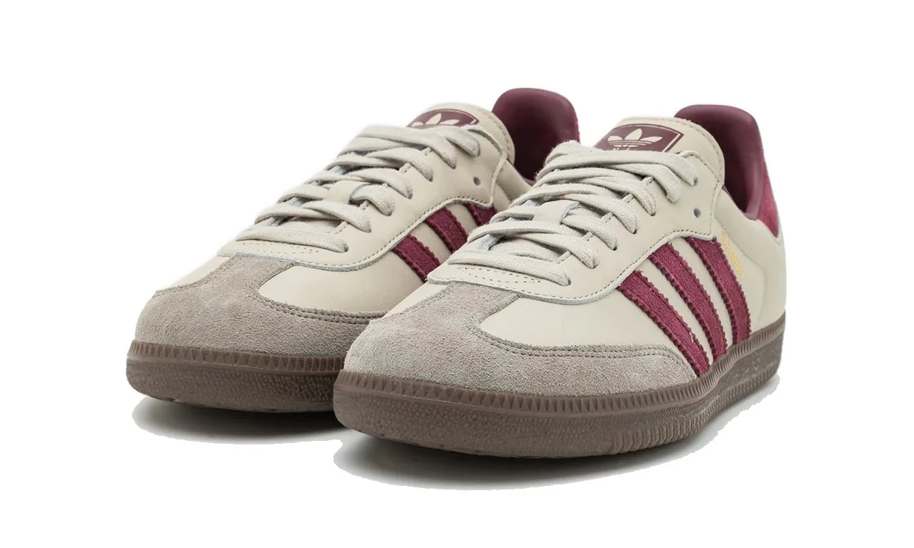 Adidas Samba OG Putty Gray Maroon