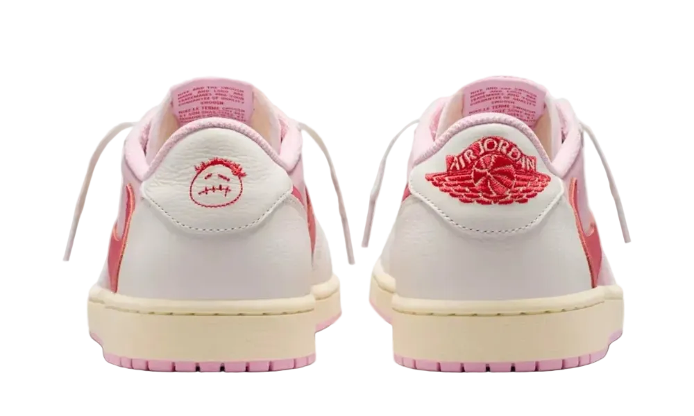 Air Jordan 1 Retro Low OG SP Travis Scott Sail Tropical Pink