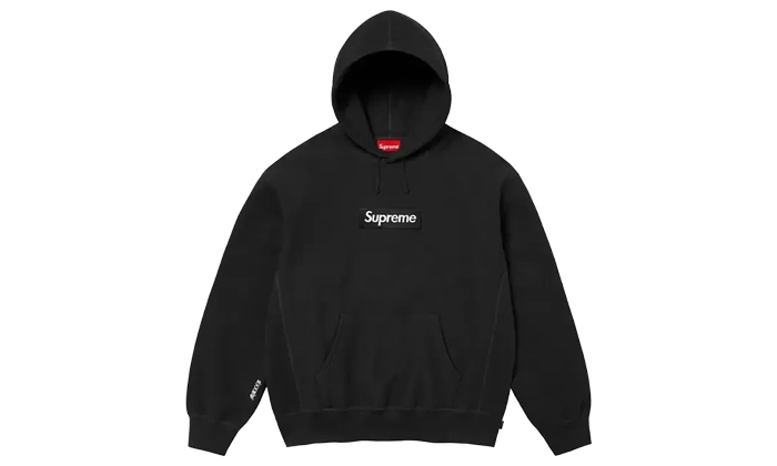 Supreme Hoodie Box Logo Black (FW25)