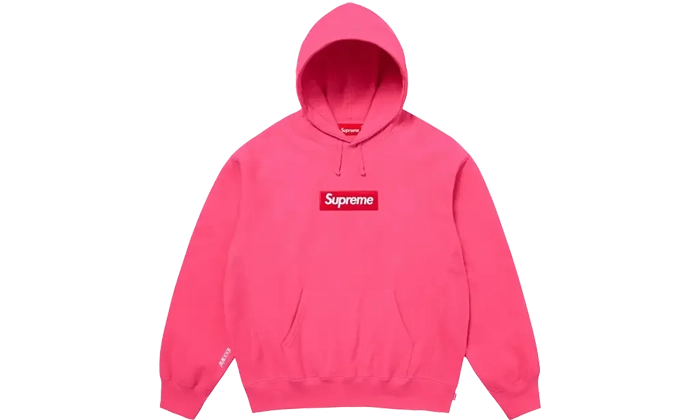 Supreme Hoodie Box Logo Pink (FW25)