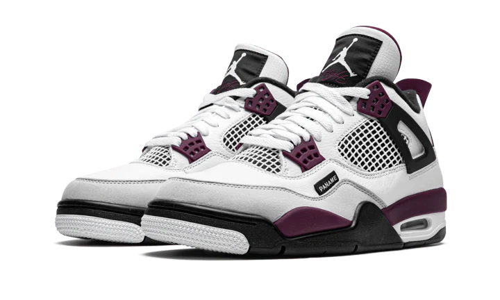 Air Jordan 4 PSG Neutral Gray Bordeaux 