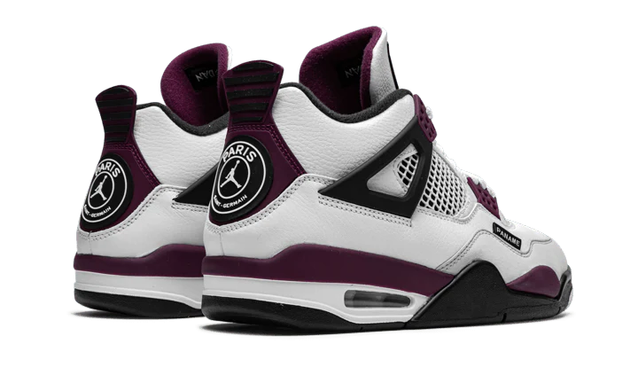 Air Jordan 4 PSG Neutral Gray Bordeaux 