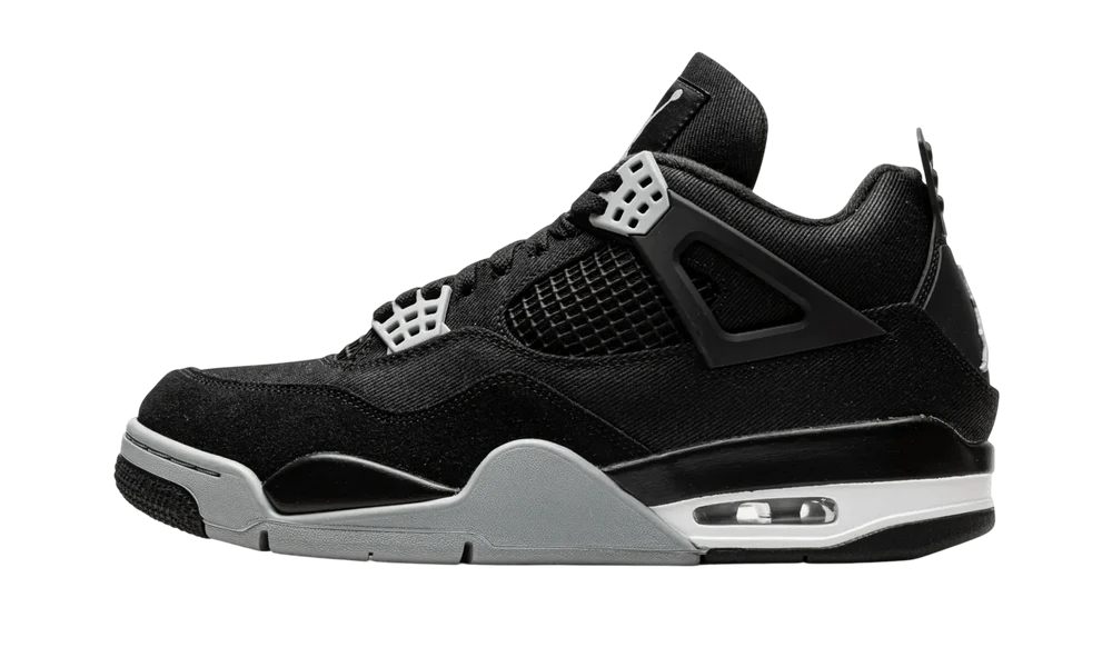 Air Jordan 4 Black Canvas