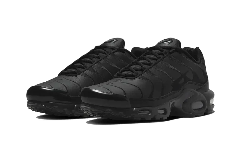 Nike Air Max Plus Triple Black Leather