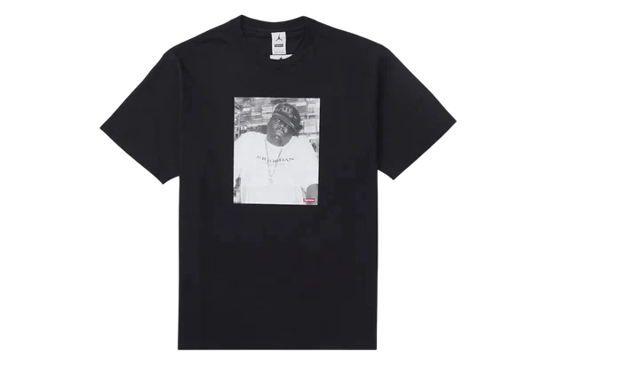 Supreme Jordan Biggie S S Top Black